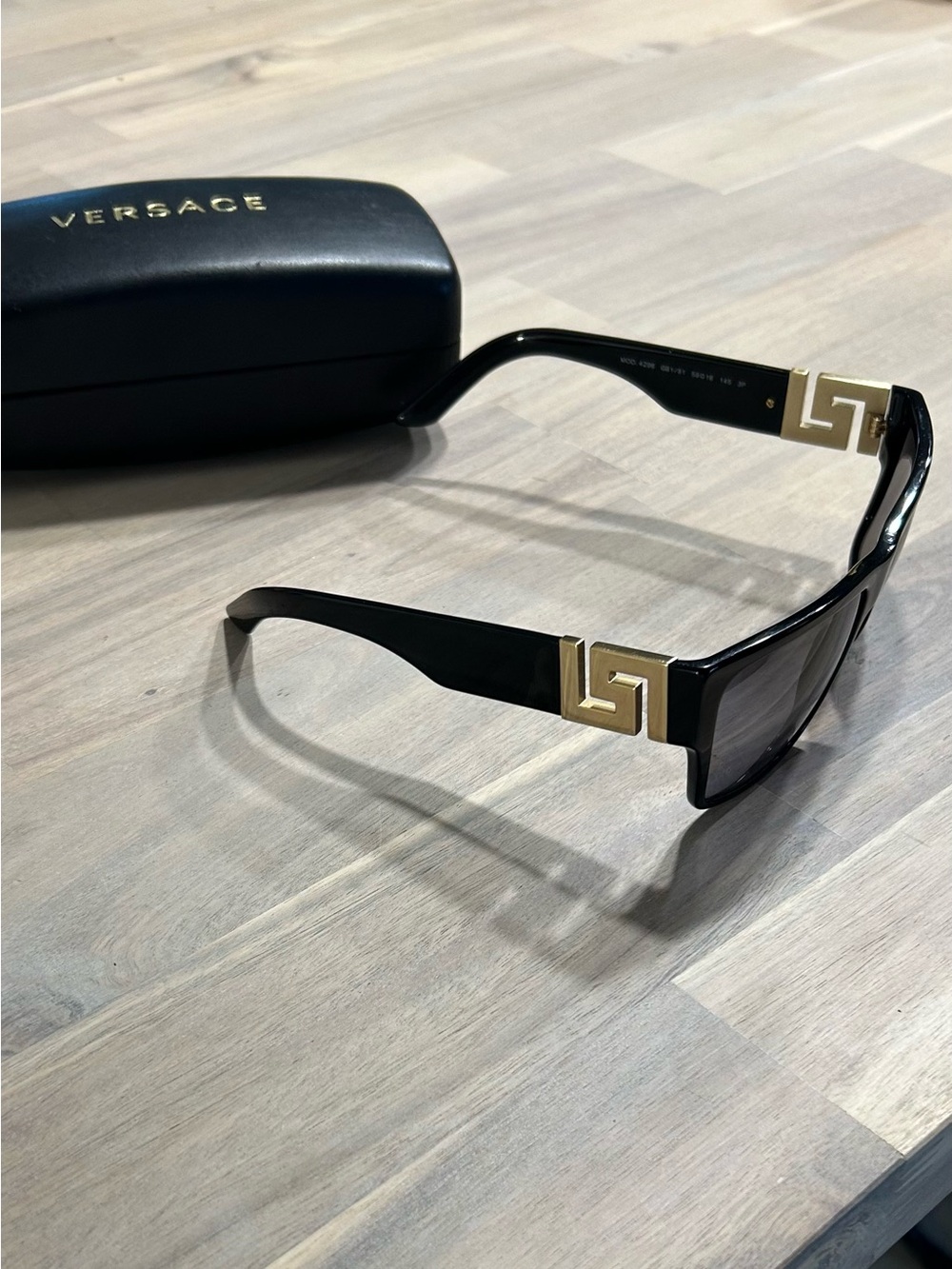Versace Men’s Polarized Acetate Sunglasses